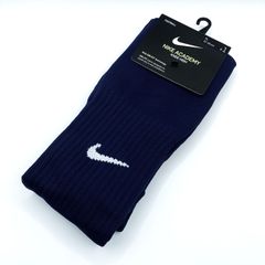 ◇712【新品】ナイキ アカデミー NIKE Academy Football DRI-FIT サッカーソックス SX4120-401 KNEE-HIGH ニーハイ ミッドナイトネイビー/ホワイト 27-29cm XLサイズ 紺 ネイビー フットボール 靴下のサムネイル