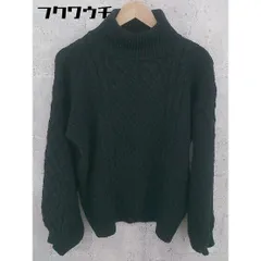 ◇ Simplicite シンプリシテェ ハイネック 長袖 ニット セーター ブラック レディース 【中古】 【1002802393549】