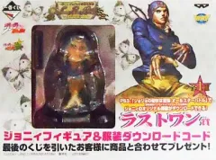 【中古】フィギュア ジョニィ・ジョースター 「一番くじ ジョジョの奇妙な冒険 Part7 スティール・ボール・ラン」 ラストワン賞 ジョニィフィギュア＆服装ダウンロードコード