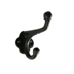【大人気】ダルトン(Dulton) アイアンパーツ ウォールフック アンティークブラック 高さ75×幅35×奥行85mm WALL HOOK A.BLK S255-92ABK