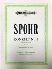 シュポーア クラリネット協奏曲 第1番 ハ短調 作品26 (クラリネットとピアノ) 輸入楽譜 Louis Spohr Konzert Nr. 1 c-Moll Opus 26 洋書