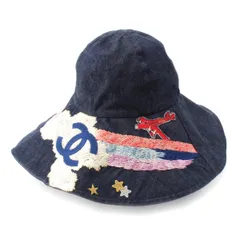 CHANEL❤️バケットハット❤️スポーツライン❤️帽子　コットン　ネイビー　Lサイズ 2025年最新】CHANEL レディース ハットの人気アイテム - メルカリ