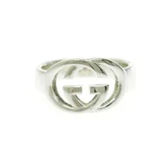 ❣️グッチGUCCI ❣️シルバー925 リング サイズ16号 グッチ リング 指輪 メンズ 17 約16号 チェーン ロゴ SV925