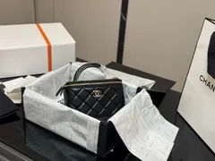 【今日特価】Chanel ハンドル メイクボックス（17×11cm）