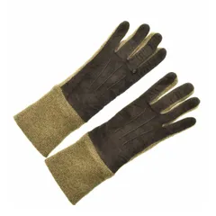 【古着】イタリア製 スウェード切替グローブ