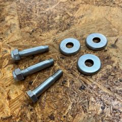 AMG 3Pホイールの10角組みボルトナット 錆ありジャンクな34セットと1本