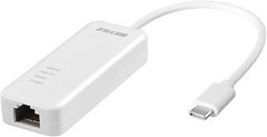 【中古】バッファロー LUA4-U3-CGTE-WH|USB Type-C対応 LANアダプター|Giga対応|ホワイトのサムネイル