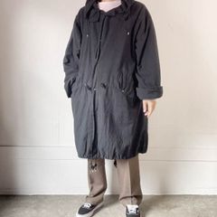 nattoハイクオリティ ミリタリーモッズコート / ブラック 中古美品