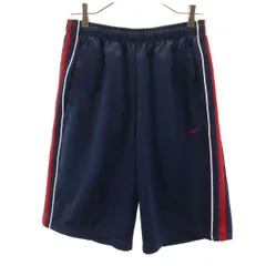 NIKE ナイキ ジャージ ハーフパンツ XL ネイビー メンズ 古着