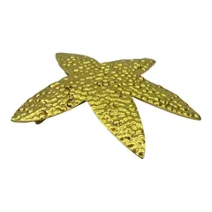 希少　Yves Saint Laurent リヴゴーシュ　星形　スター　ブローチ 希少Yves Saint Laurent リヴゴーシュ星形スターブローチ