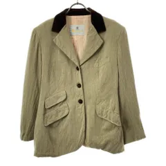 アクアスキュータム フランス製 オールド ウールジャケット 44 カーキ系 Aquascutum レディース