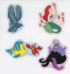 【中古】シール・ステッカー 集合 シール・ステッカー ダイカット(4枚セット) Sticker Collection 「リトル・マーメイド」 ディズニーストア限定