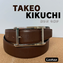 TAKEO KIKUCHI タケオ キクチ/ブラウン/ ベルト/メンズ