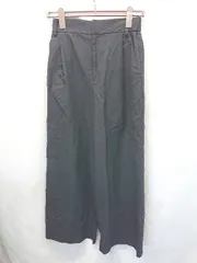 ◇ Θ BEAUTY & YOUTH ビューティアンドユース タック ワイド パンツ サイズM ダークネイビー系 レディース E  【1507160014353】