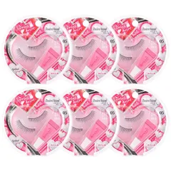 つけまつげ まつ毛 選べる お得 セット まとめ買い コージー スプリングハート アイラッシュ ストック 替え つけま ノリ付き のり アイラッシュ 黒芯 しっかり軸 二重 ぱっちり 【▲】/スプリングハートアイラッシュ05スタンダード6個のサムネイル