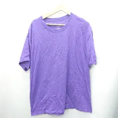 ◇ Champion チャンピオン 半袖 Tシャツ サイズXL パープル メンズ E  【1408060066179】