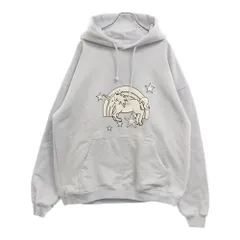トップス VETEMENTS UNICORN WSS18TR28 VETEMENTS ヴェトモン 18SS WSS18TR28 Rainbows Unicorn Hooded