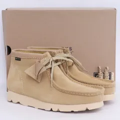 未使用 CLARKS ワラビーブーツ ゴアテックス サイズ42 ベージュ 26168545