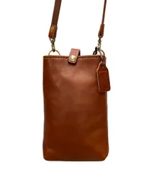 良品ヘルツオールレザーショルダーキャメル2wayチャームHertz