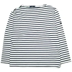 SAINT JAMES セントジェームス フランス製 OUESSANT BORDER ウエッソンボーダー F/6 NAVY/WHITE バスクシャツ ボートネックカットソー トップス g23602