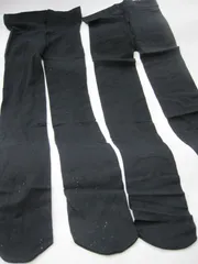 【未使用品】　こども　サポートタイツ　２足組　50デニール　90　95　100　黒　フクスケ