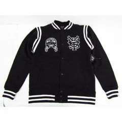 【超希少/タグ付美品】ステューシー　両面パイルロゴ　袖レザースタジャン　XL STUSSY - stussy スタジャン big4の通販 by ドルジ
