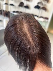 【1点限定】部分ウィッグ 分け目 つむじ用 人毛１００％ No.200