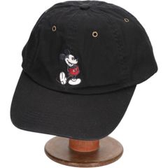古着 ディズニー DISNEY MICKEY MOUSE ミッキーマウス ベースボールキャップ フリーサイズ相当/gaa006215