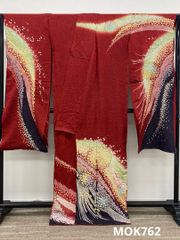 振袖 仮絵羽 滝泰 ふりおぼろ 相良刺繍 正絹 未仕立て品 MOK734 - メルカリ