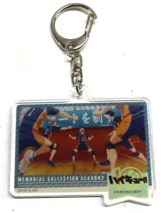 【中古】キーホルダー 烏野高校 「ハイキュー!! トレーディングアクリルキーホルダー メモリアルコレクション SEASON.2」