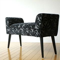 KARE スツール ベンチ チェア 黒 花柄 椅子 貴重な廃盤品 - メルカリ