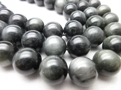 【AAA】/【イーグルアイ(グレー虎目石)】/玉size(約12㎜)/1set(2玉)/幸運を招く聖なる石/1056a4