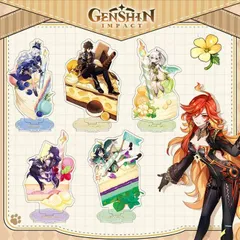 原神 セガ ナムコ 限定品 重雲 アクスタ 缶バッジ コースター