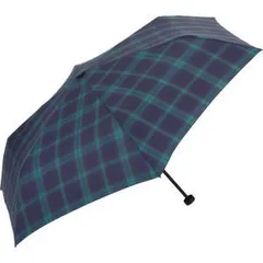 【新品・2営業日で発送】MOONBAT(ムーンバット) マッキントッシュフィロソフィー 折り畳み晴雨兼用雨傘 チェック ディープネイビー 431-10642-02