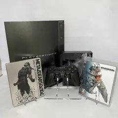 PlayStation3 メタルギアソリッド_ メタルギア4 PS3 プレミアムパック MGS4 モデル 鋼 本体【極美品/限定版】