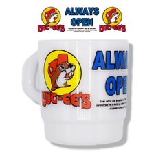 【BUC-EE'S】バッキーズ ビーバー ミルキースタッキングマグカップ コップ マグカップ  アメリカン雑貨 ガレージ