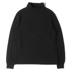 BLURHMS ブラームス Tシャツ コットン シルク タートルネック ロングスリーブ クルーネックTシャツ 19AW トップス 長袖 ロンT カットソー ブラック 黒 日本製 ブランドのサムネイル
