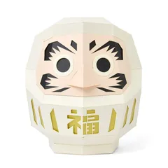 ボグクラフト(bog craft) デザイン小物 達磨 白 M KAKUKAKU