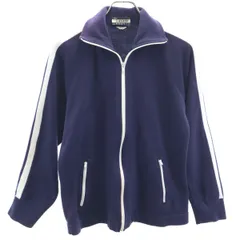 IZOD LACOSTE アイゾッドラコステ 70s ヴィンテージ 糸巻きタグ トラックジャケット M ネイビー メンズ 古着