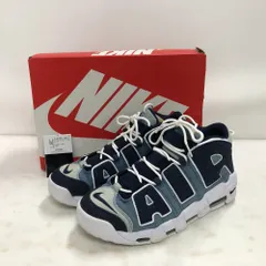 02w12668 ナイキ NIKE  ナイキ エア モア アップテンポ 96 　AIR MORE UPTEMPO 96 QS　デニム  ブルー  28.5cm ベトナム製 メンズ  外箱あり  スニーカー  CJ6125-100  【中古品】