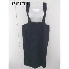 ◇ studio CLIP スタディオクリップ ロング ジャンパースカート ワンピース サイズM ブラック レディース 【中古】 【1105280006830】