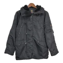 【未使用美品】ALPHA INDUSTRIES N-3B ブラックファー　コート Alpha Industries 10%OFF ALPHA アルファ N-3B ジャパンスペック