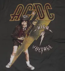 偽物注意！デッドストック2000年AC/DC日本ツアービンテージタイダイTシャツ