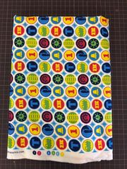 1304 【ラスト1点】USA輸入生地　機関車トーマス　約106-111cm×80cm