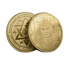 古代エジプト ファラオ コイン メダル ピラミッド 神話 王 コレクション インテリア ヒエログリフ ホーボーコイン かっこいい お土産 金色