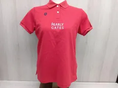PEARLY GATES パーリーゲイツ 半袖ポロシャツ ゴルフウェア サイズO(S) レッド
