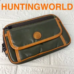 美品 ハンティングワールド トラベルポーチ マルチケース キャンバス カーキ系 Travel Vanity Pouch | Jungle Green – MYLAN ONLINE SHOP