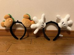 ディズニー　ミッキーカチューシャ　2個セット