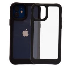 ブラックフレーム シリコン 透明アクリル スマホケース iPhoneケース 落下防止ケース 落下防止 耐衝撃 カバー ケース  iPhone12Pro iPhone13 iPhone1 Pro