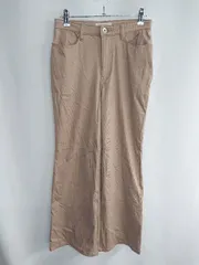 ◇ Θ COCODEAL<!-利用不可文字-!>ココディール 綿混合 ストレートパンツ サイズ2 キャラメル系 レディース E  【1409240029243】